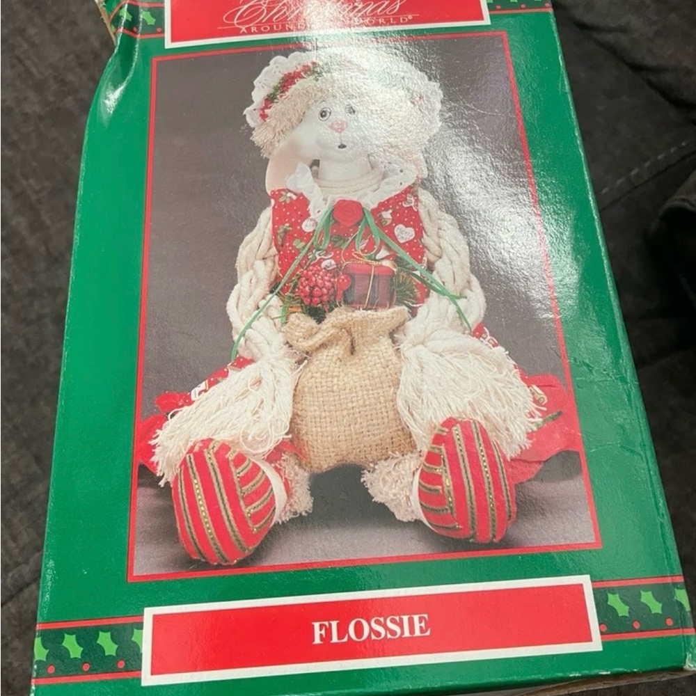 Vtg House of Lloyd Christmas Around the World Flossie Bunny New 541736 Holiday